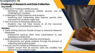 Common Challenges Faced by Students and How Thesis Writing Services in ...