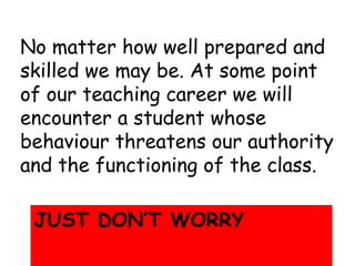 Common Class Problem PRESENTATION common class room problems.pptx