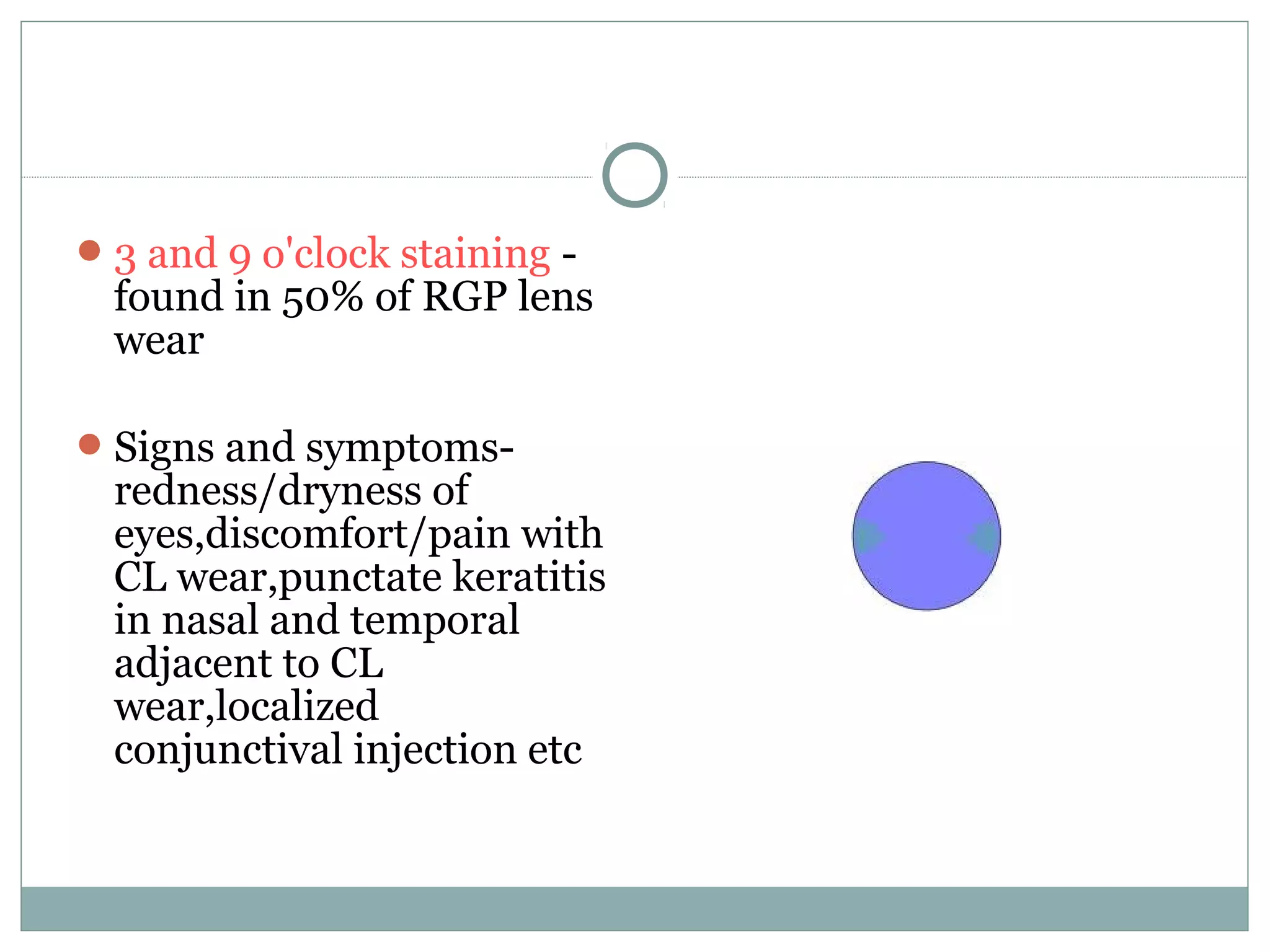 Frequently Encountered complications of RGP Contact Lenses | PPT