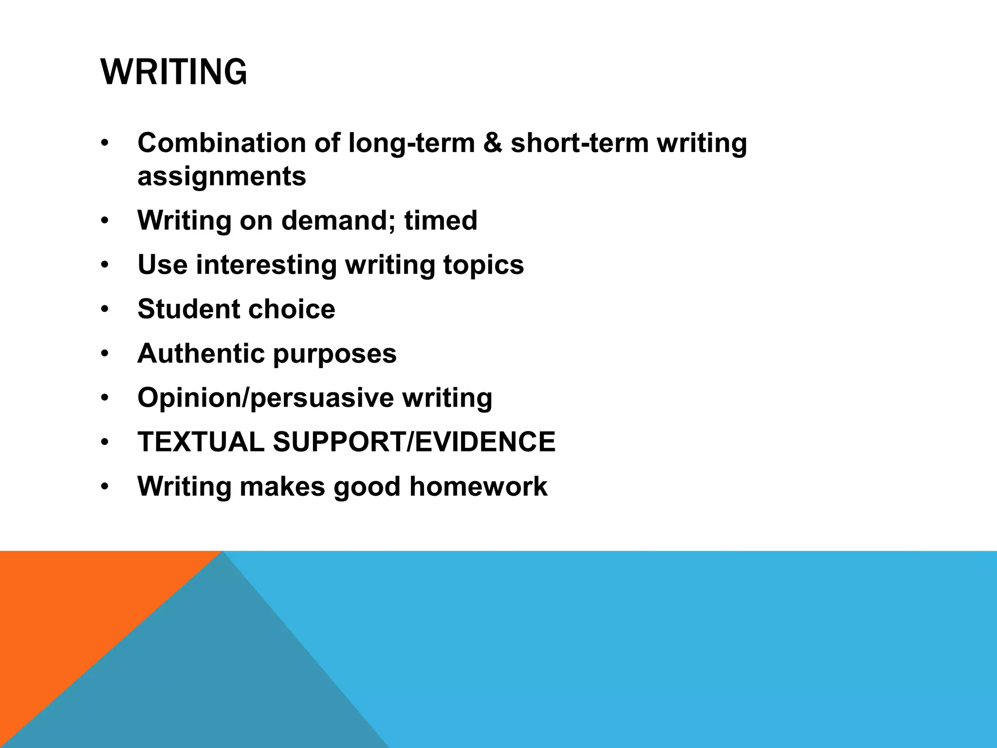 More content-specific standards are comingCommon core faqHow will this be assessed?Partnership for the Assessment of Readiness for College & Careers (PARCC); 25 states will be using PARCCOnline means instant feedback