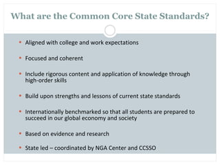 Common Core Standards | PPT