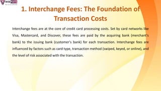 Common credit card fees and rates | PPTX