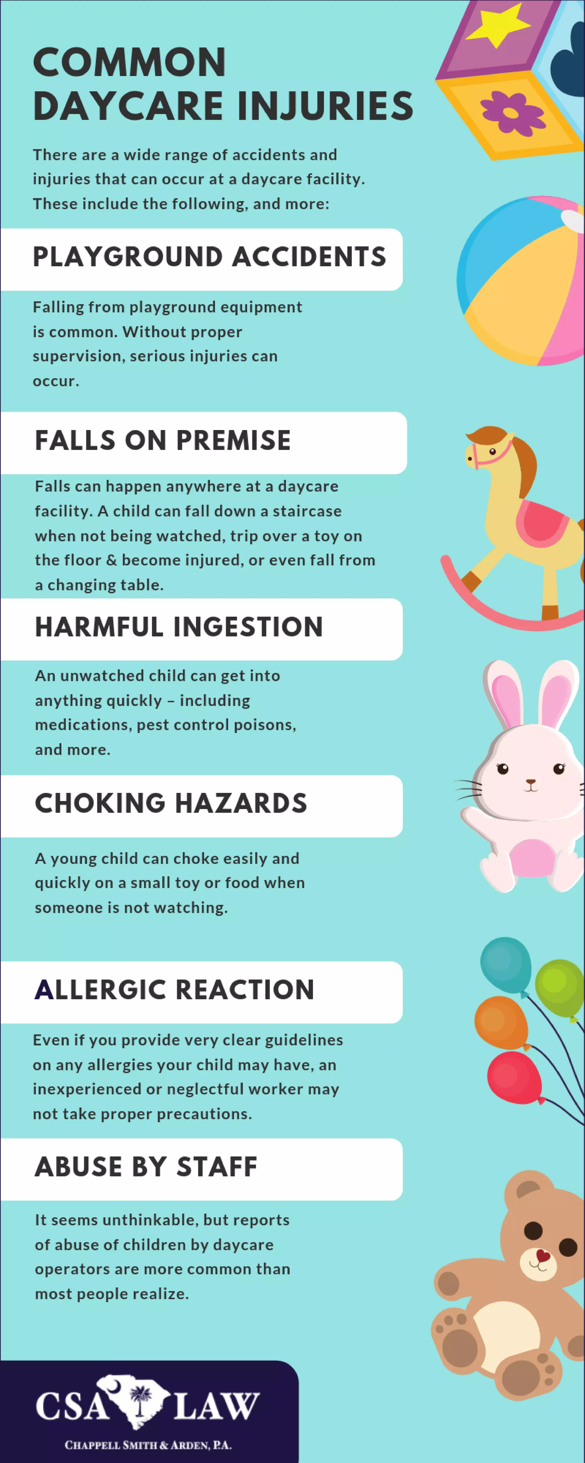 Common Causes of Daycare Injuries | PDF