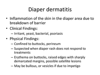 Common dermatologic issues in pediatrics | PPTX