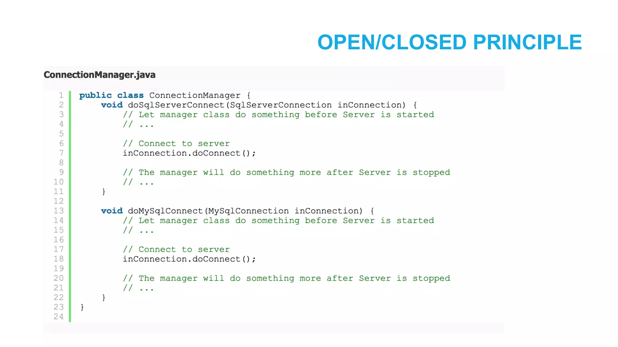 OPEN/CLOSED PRINCIPLE 
