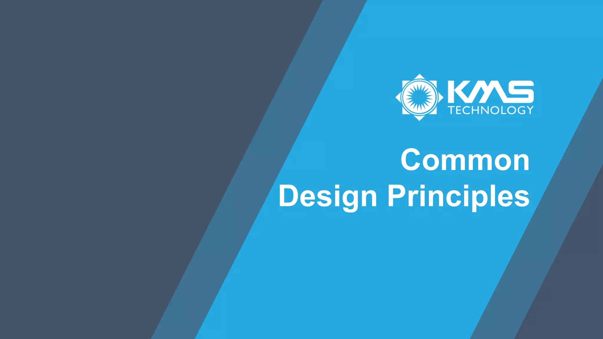 Common Design Principles 