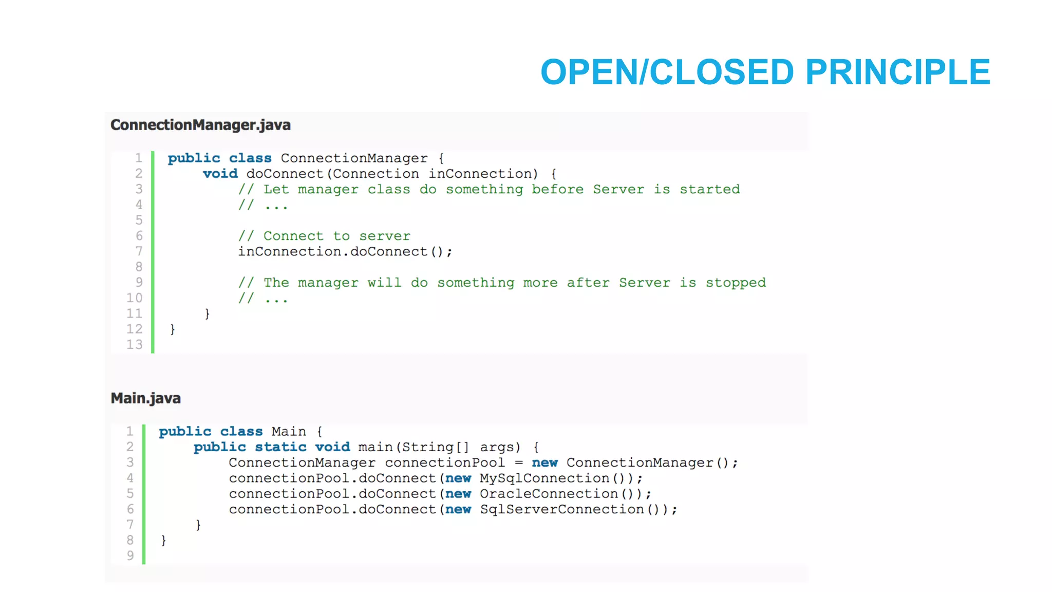 OPEN/CLOSED PRINCIPLE 