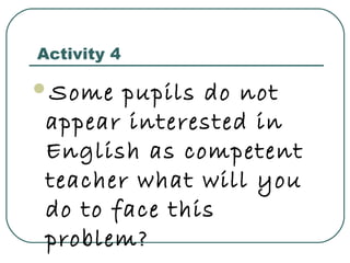 Common difficulties and solutions in teaching English as a foreign ...