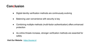 Common Digital Identity Verification Method Types | PDF