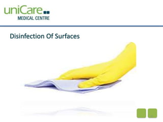 Disinfection Of Surfaces 
27 
 