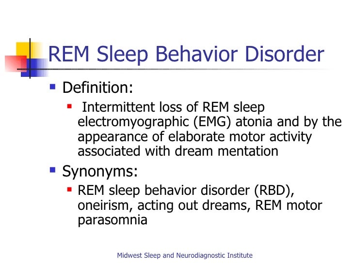 lexapro rem sleep behavior disorder