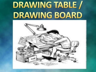 Common drafting tools and materials