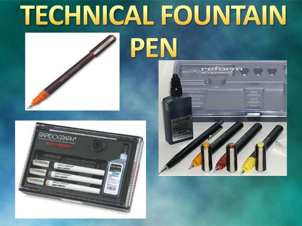 Common drafting tools and materials