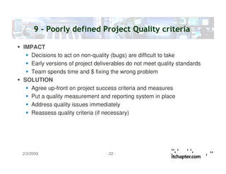 Common errors in it project management english v1.0 | PDF
