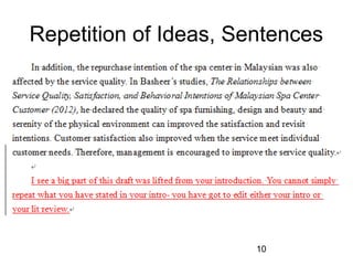 Repetition of Ideas, Sentences

10

 