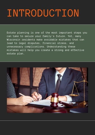 Common Estate Planning Mistakes to Avoid in Wisconsin | PDF
