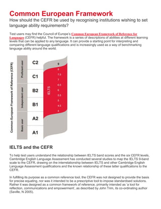 Common European Framework | PDF