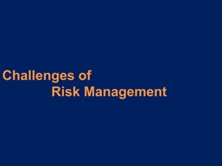 Common failures of risk management | PPTX