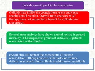 Common fluids used in anaesthesia and fluid therapy | PPTX