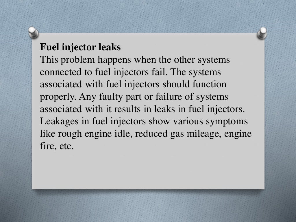 Common Fuel Injector Problems and Their Symptoms