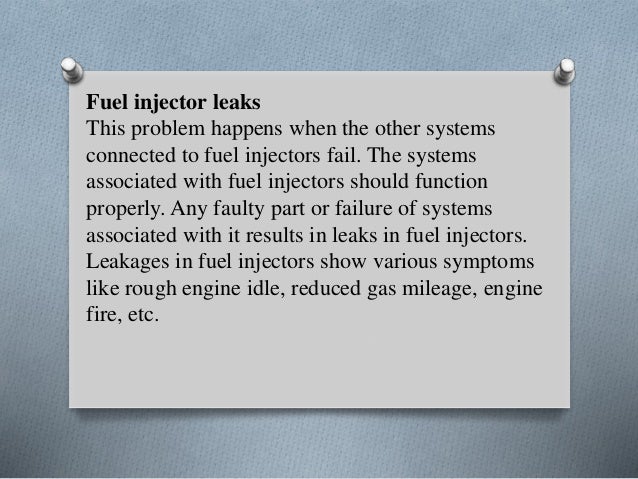 Common Fuel Injector Problems And Their Symptoms