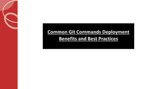 Common Git Commands | PPTX