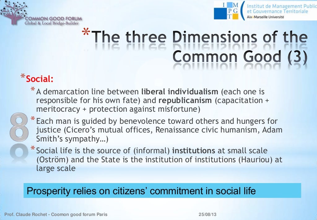What is the Common Good?