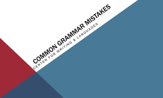 Common_Grammar_Mistakes.ppt | Free Download