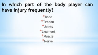 Common Injuries and First Aid with guide | PDF