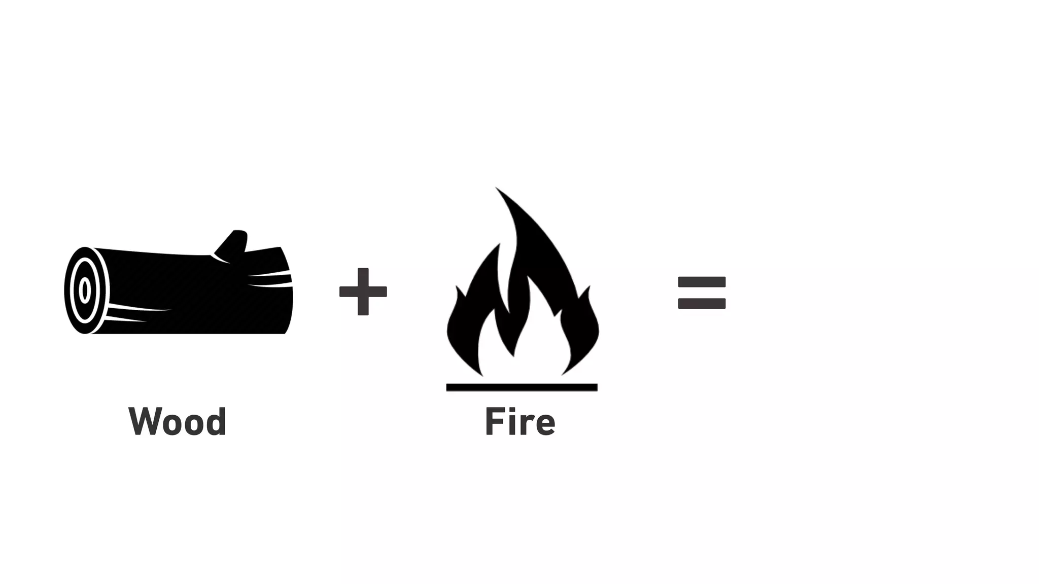 + =
Wood Fire
 