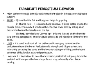 COMMON INSTRUMENTS USED IN ORTHOPAEDICS SURGERY.pptx