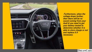 Common issues with the hard start condition of audi
