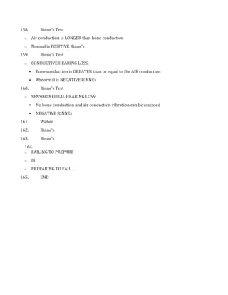 Common laboratory & diagnostic procedures