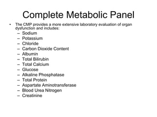 CommonLaboratoryTests.ppt