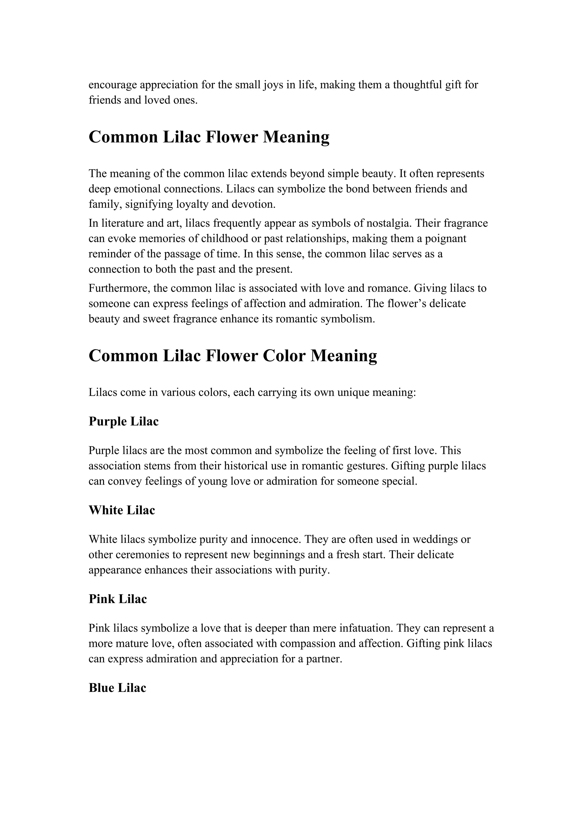 Common Lilac Symbolism and Meaning in Love, Death & Bible.docx