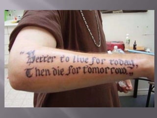 Bad Grammar Tattoos