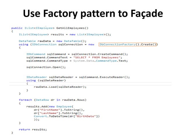Commonly used design patterns | PPT