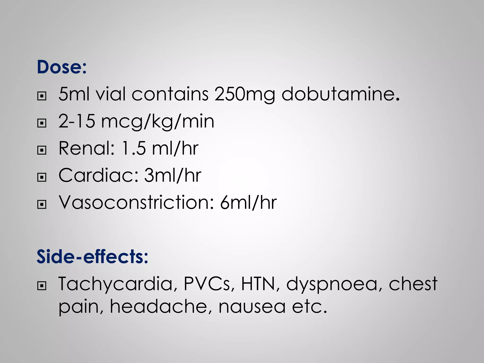 Commonly Used Drugs In Cath Lab