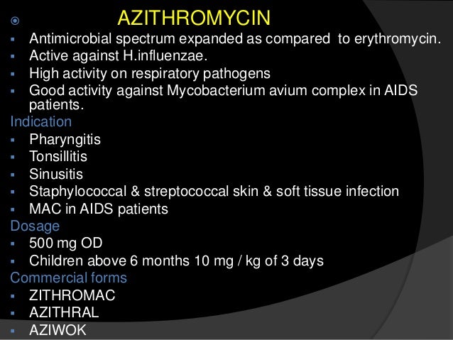 Roxithromycin Dosage Sinusitis