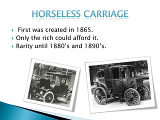 Commonly used victorian era transportation | PPTX