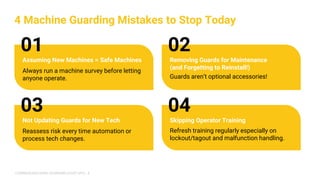 COMMON MACHINE GUARDING GOOF-UPS - TECH EHS Solution | PDF