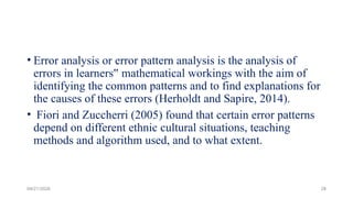 Common Mathematical Errors among Primary School Students.pptx