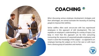 Common methods of employee skill development | PDF