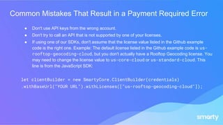The Most Common Mistakes When Calling Smarty APIs | PPTX