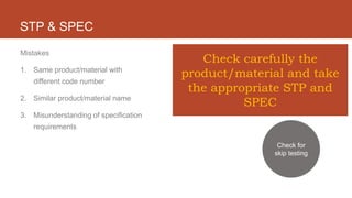 Specification Mistakes Example Common mistakes in analysis | PPTX