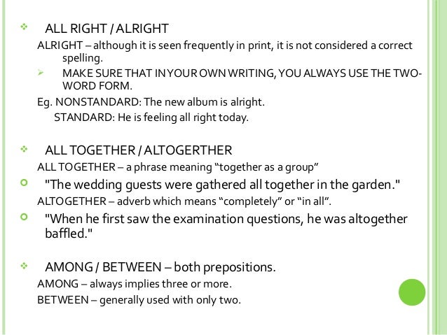 Common Mistakes In English
