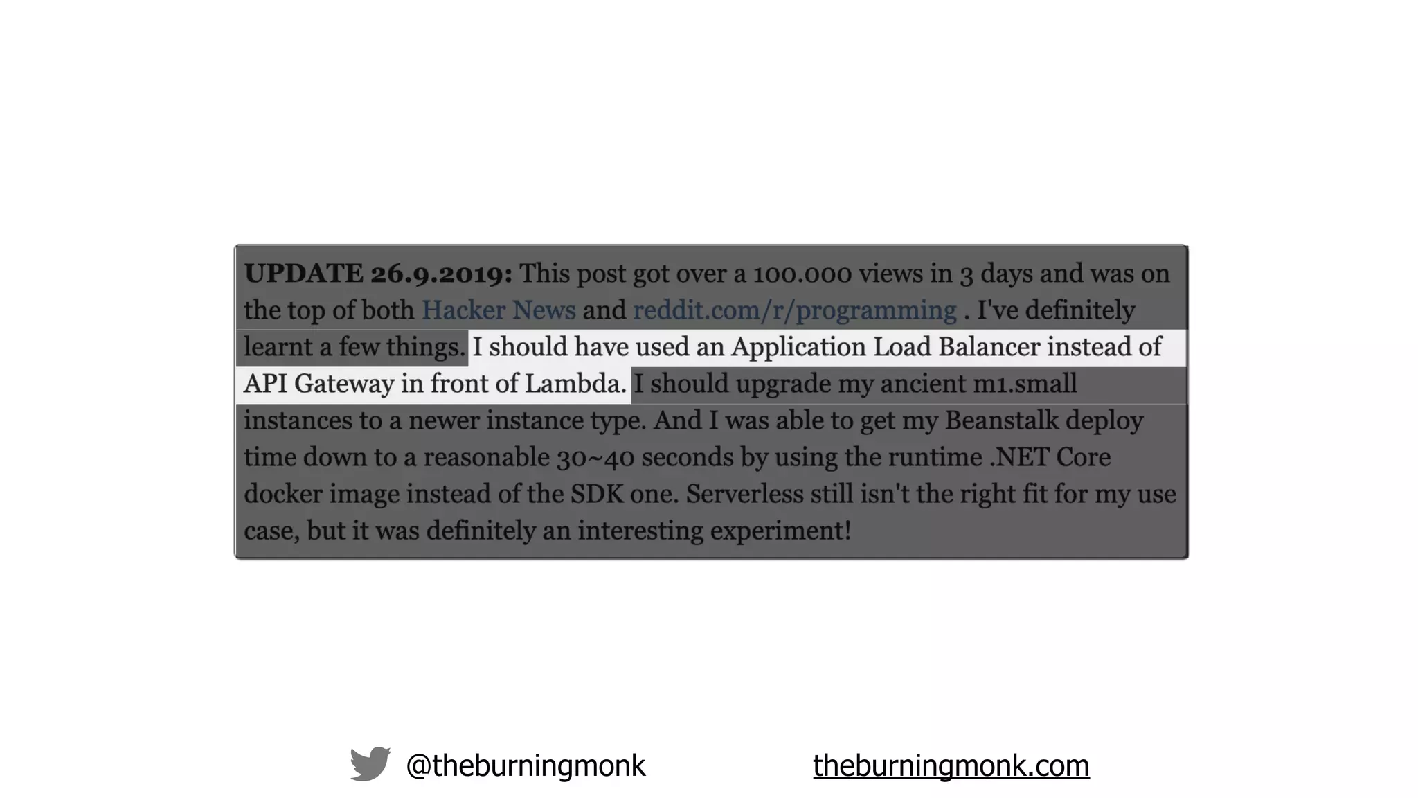 @theburningmonk theburningmonk.com
 