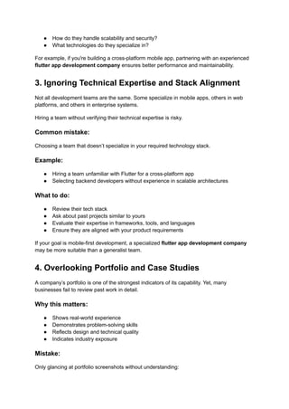 Common Mistakes to Avoid When Hiring a Software Development Team in the ...