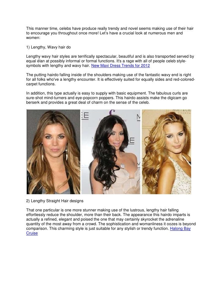 Common Movie Star Hair Variations 2012