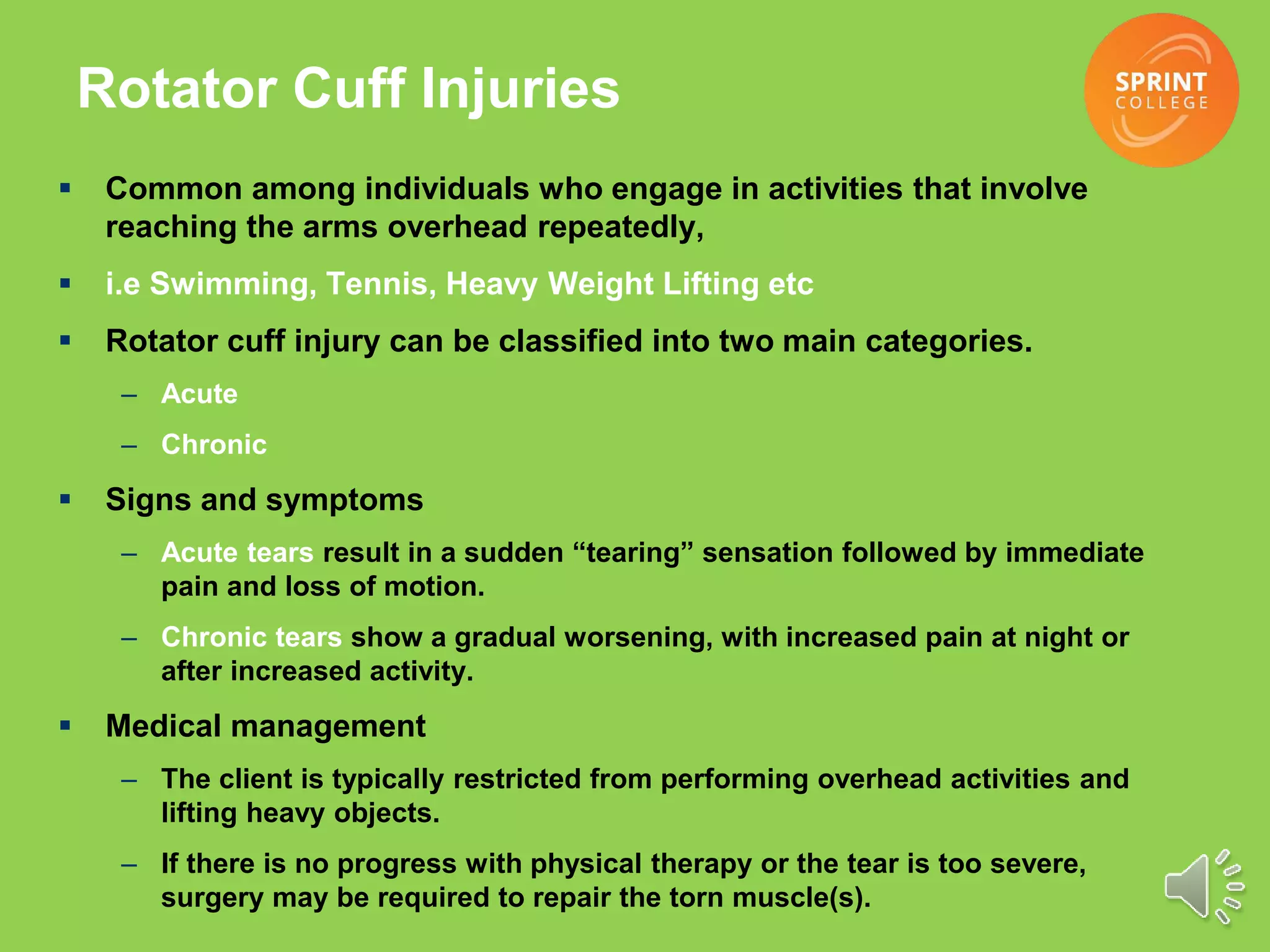 Common musculoskeletal injuries | PPTX